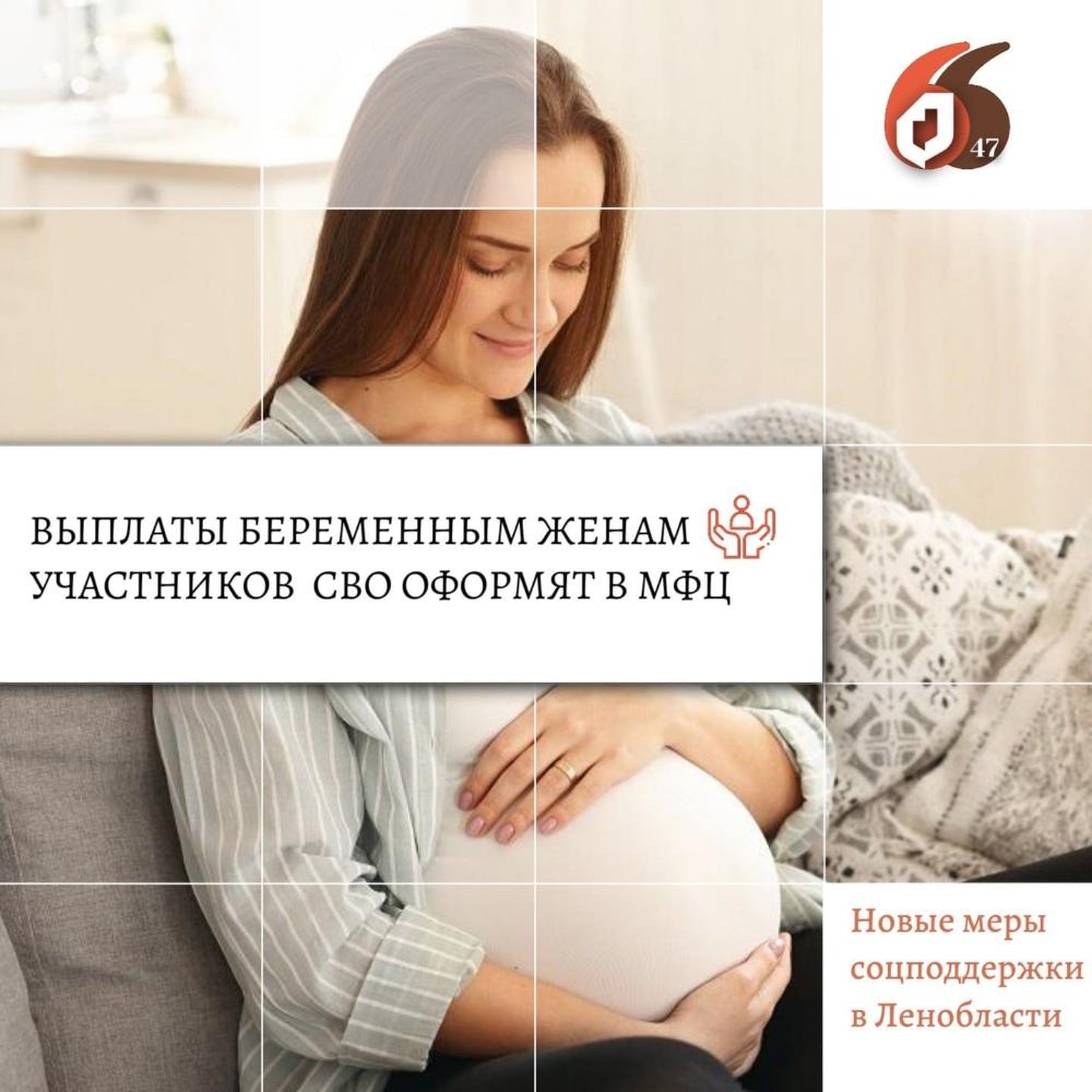 В МФЦ оформляют выплаты беременным женам участников СВО